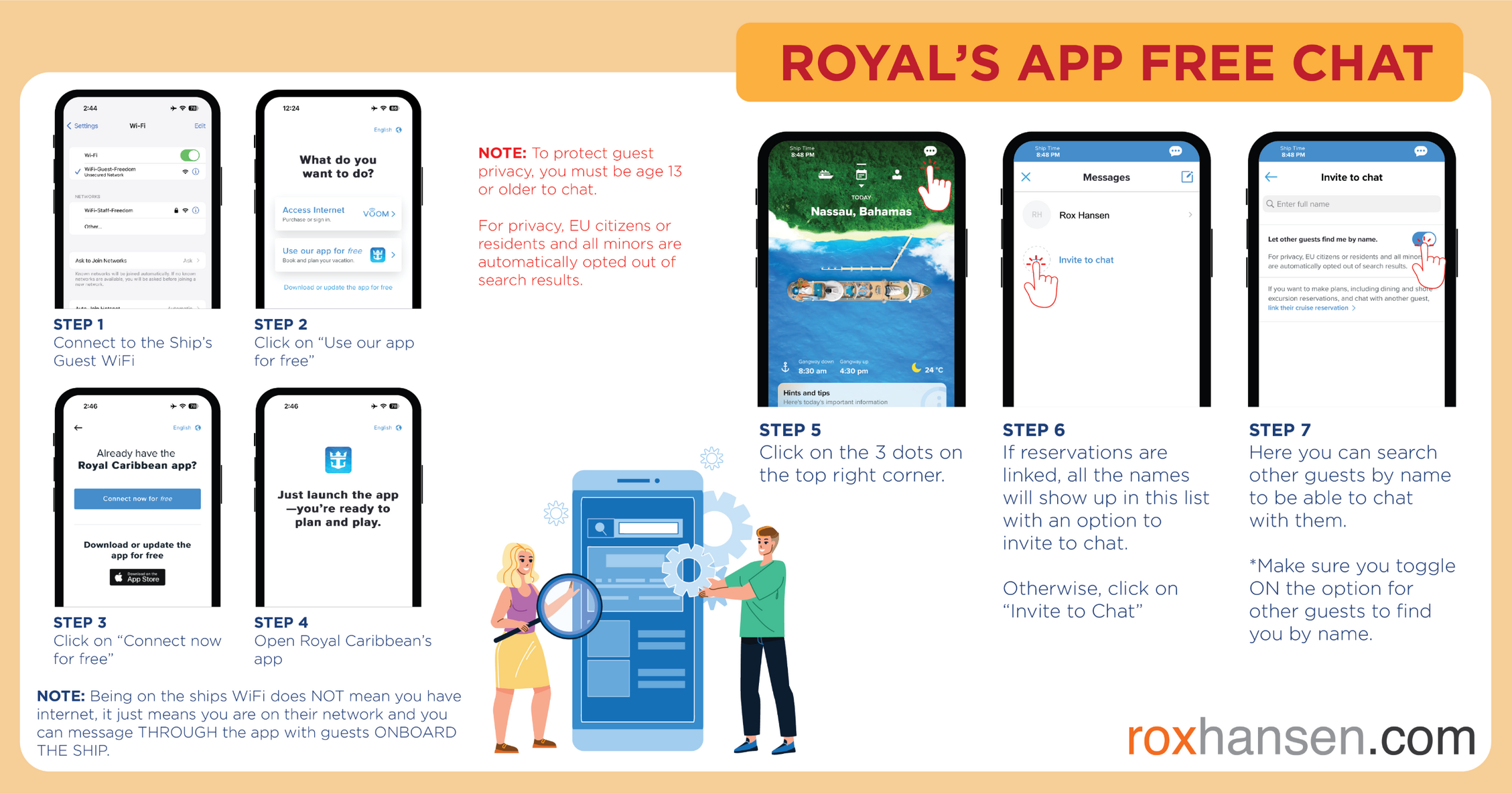 Royal&#39;s App Free Chat